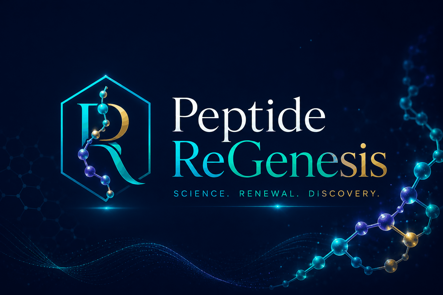 Peptide ReGenesis banner: peptide education protocols and wellness resources