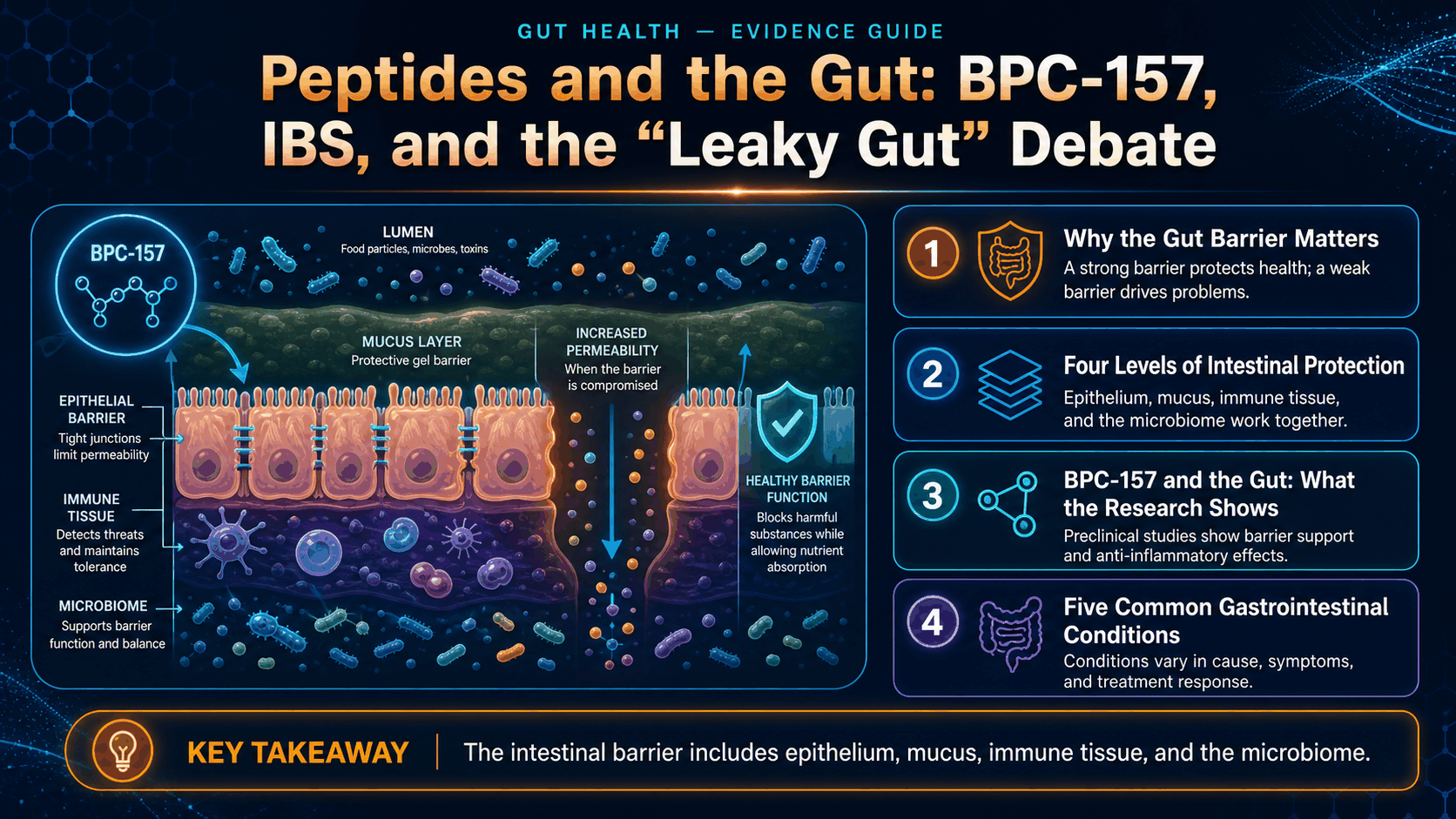 Peptides and the Gut: BPC-157, IBS, and the “Leaky Gut” Debate — image 1