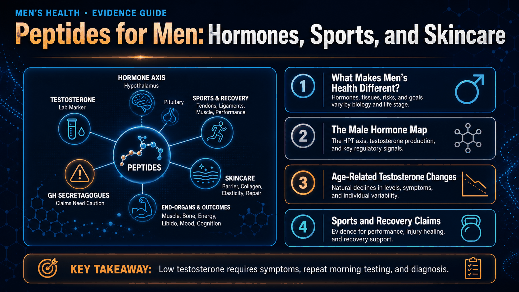 Peptides for Men: Hormones, Sports, and Skincare — image 1