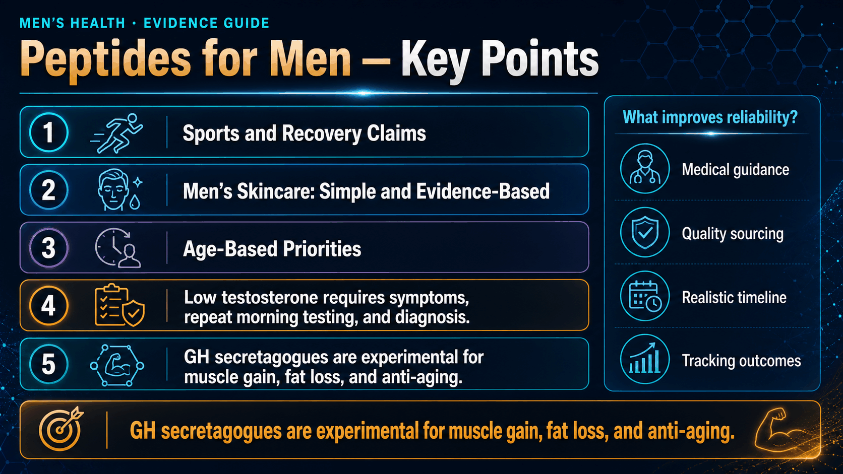 Peptides for Men: Hormones, Sports, and Skincare — image 2