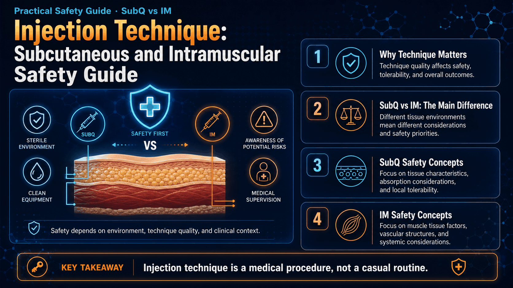 Injection Technique: Subcutaneous and Intramuscular Safety Guide — image 1