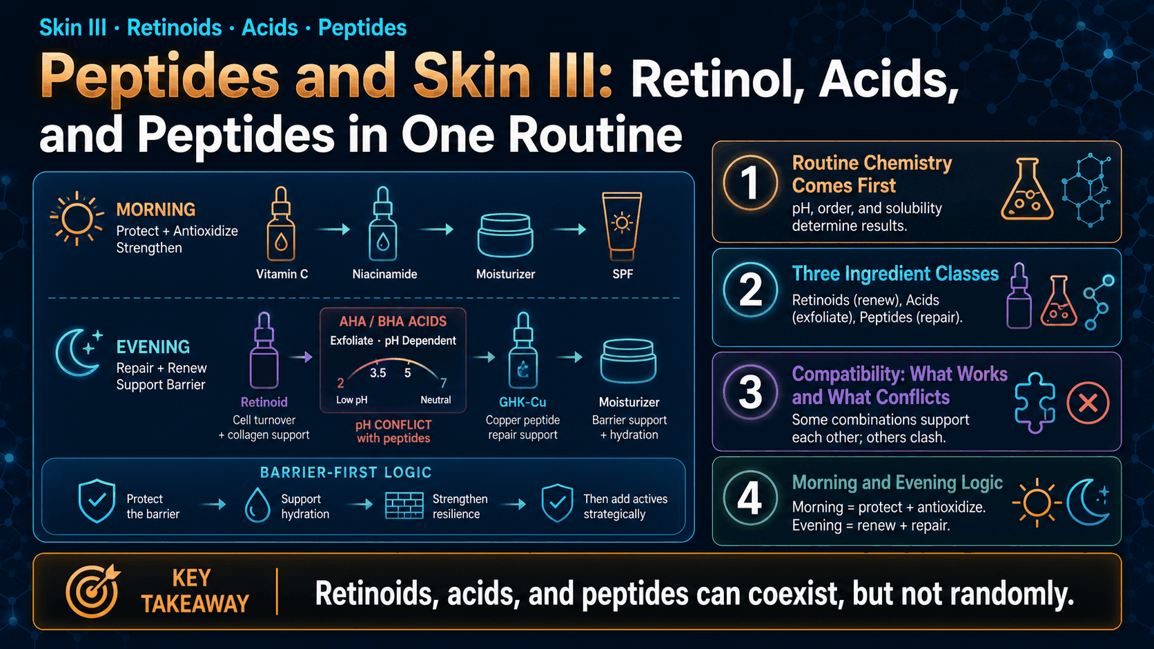 Peptides and Skin III: Retinol, Acids, and Peptides in One Routine — image 1