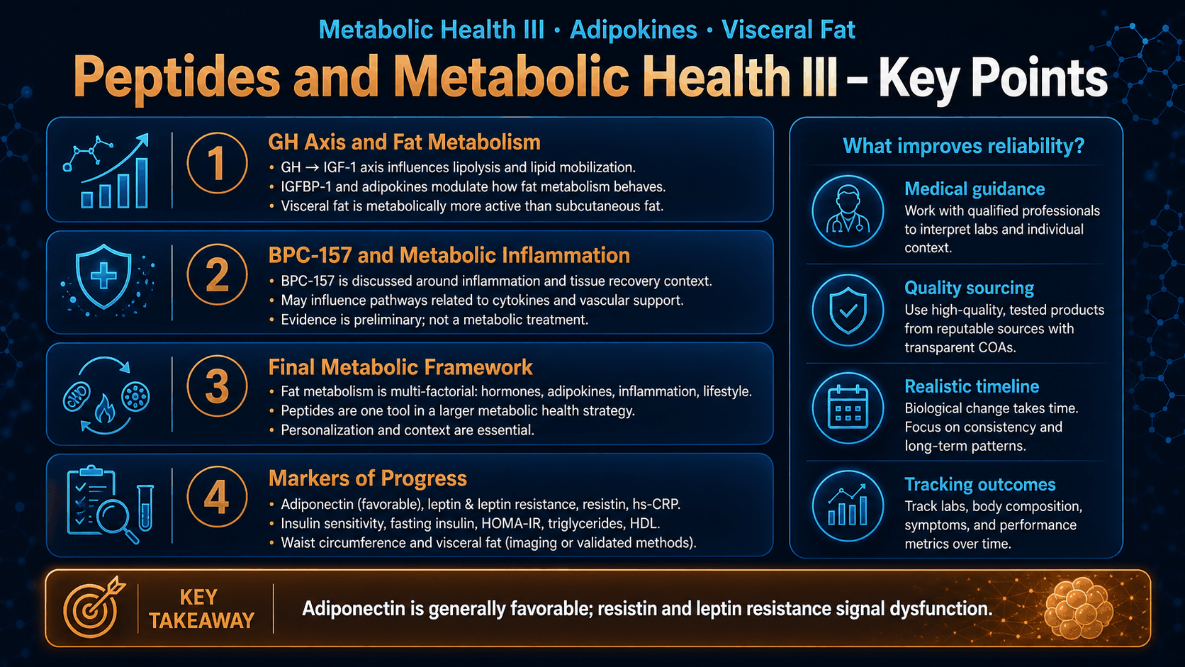 Peptides and Metabolic Health III: Fat Metabolism, Adipokines, and Visceral Fat — image 2